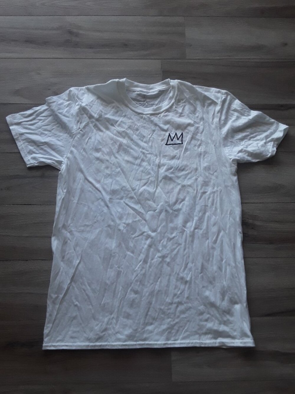 Jean‑Michel Basquiat Graphic Art Tee Men’s L Official Licensed Crown Logo